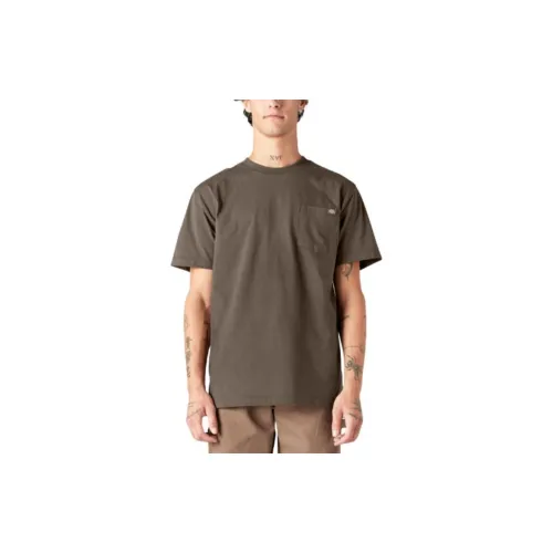 Dickies T-Shirts Men Chocolate Brown