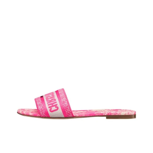 DIOR Dway Slide Slippers Women's Bright Pink