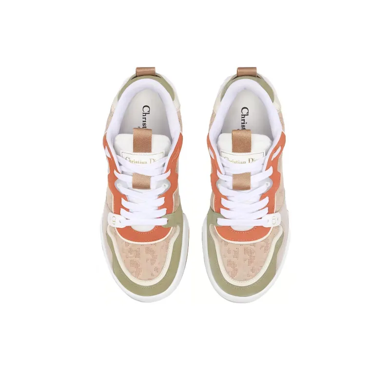 DIOR One Small White Shoes Low Top Skateboard Shoes Women's Beige-3