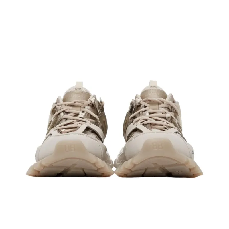 Balenciaga Track Low Top Casual Shoes Women's Light Beige-2