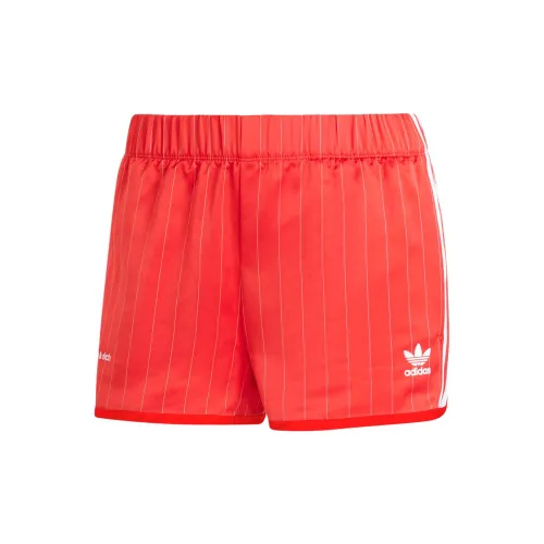 Sporty & Rich X Adidas Originals SPORTY & RICH Collaboration Casual Shorts Women's Red