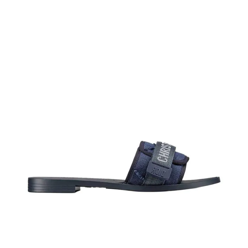 DIOR DIORevolution Slide Slippers Women's Dark Blue-1