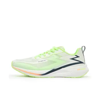 361° Wear-Resistant Breathable Cushioning Low-Top ET PU Foam Casual Running Shoes Men's White Green