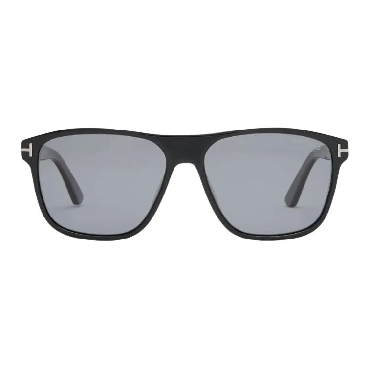 TOM FORD Acetate Square Sunglasses Men's Black-0