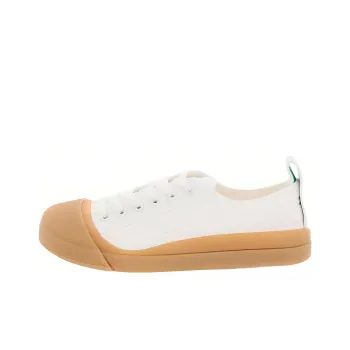 Bottega Veneta Low Top Canvas Shoes Women's White