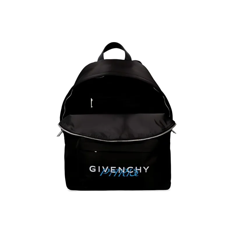 GIVENCHY Nylon Fabric Backpack Unisex Black-4