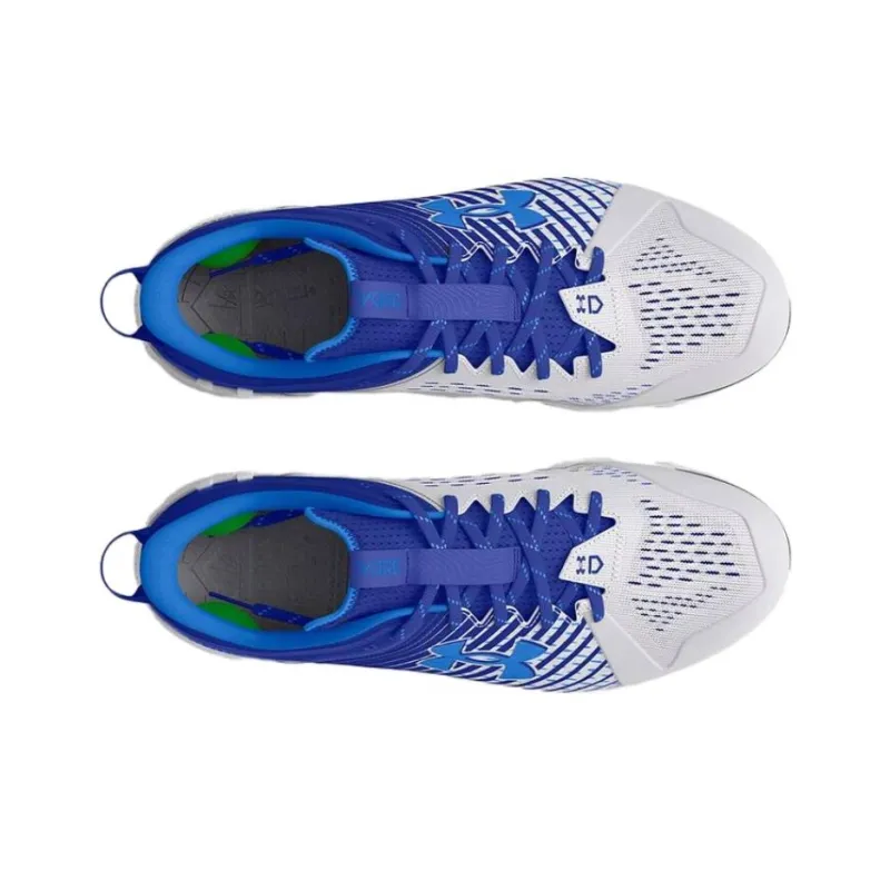 Under Armour Yard Cushioning, Slip Resistant, And Abrasion Resistant Low Top Training Shoes Men's Blue White-2