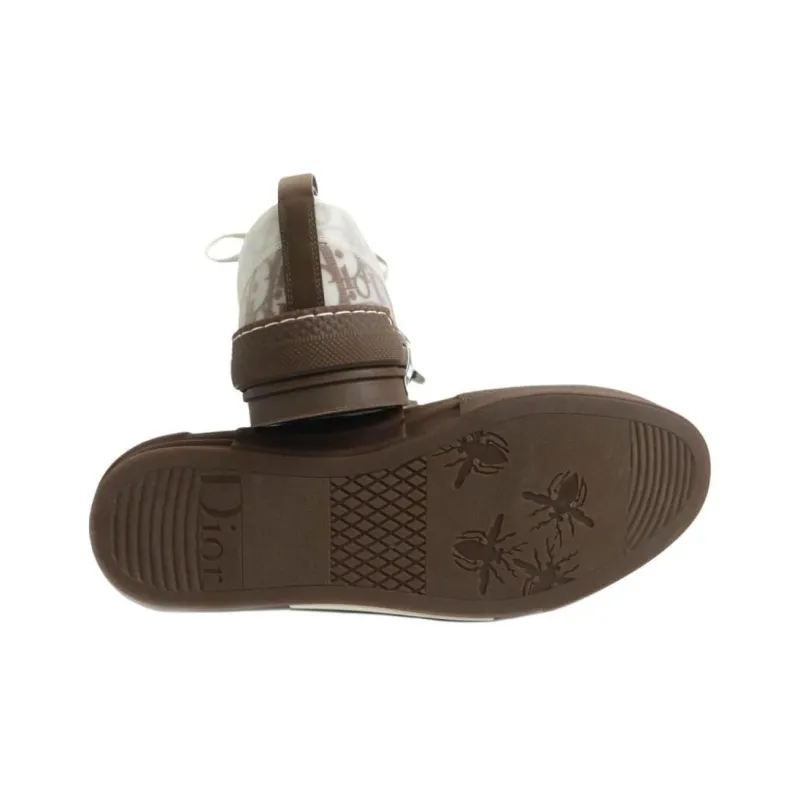DIOR B23 Low Coffee Oblique Canvas-5