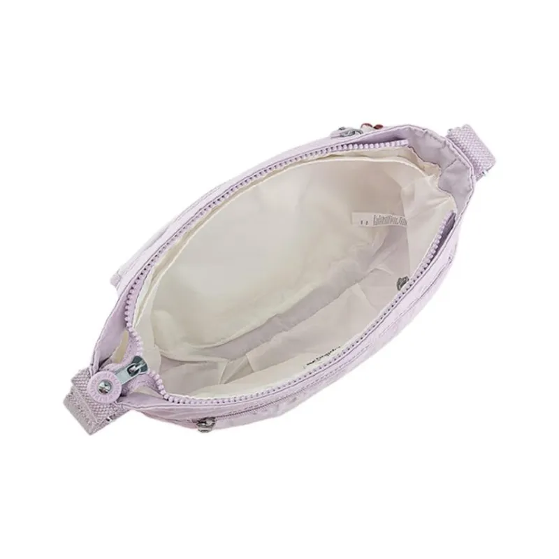 Kipling Polyamide Shoulder Bag, Crossbody Bag Small Size Women's Joyful Pink Purple-3