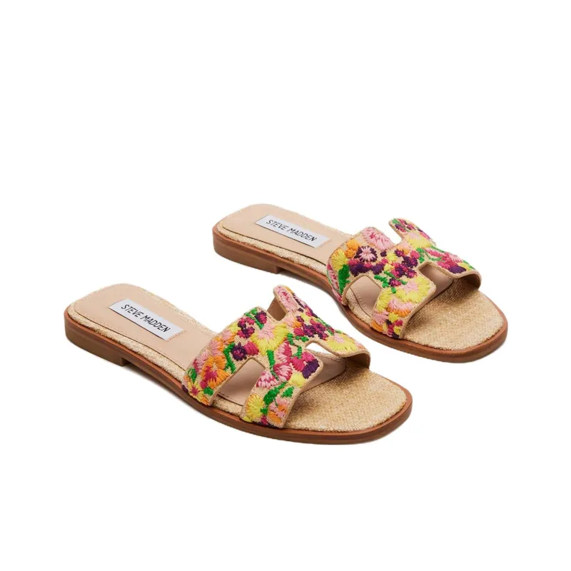 STEVE MADDEN Slide Slippers Women's Multicolor-2