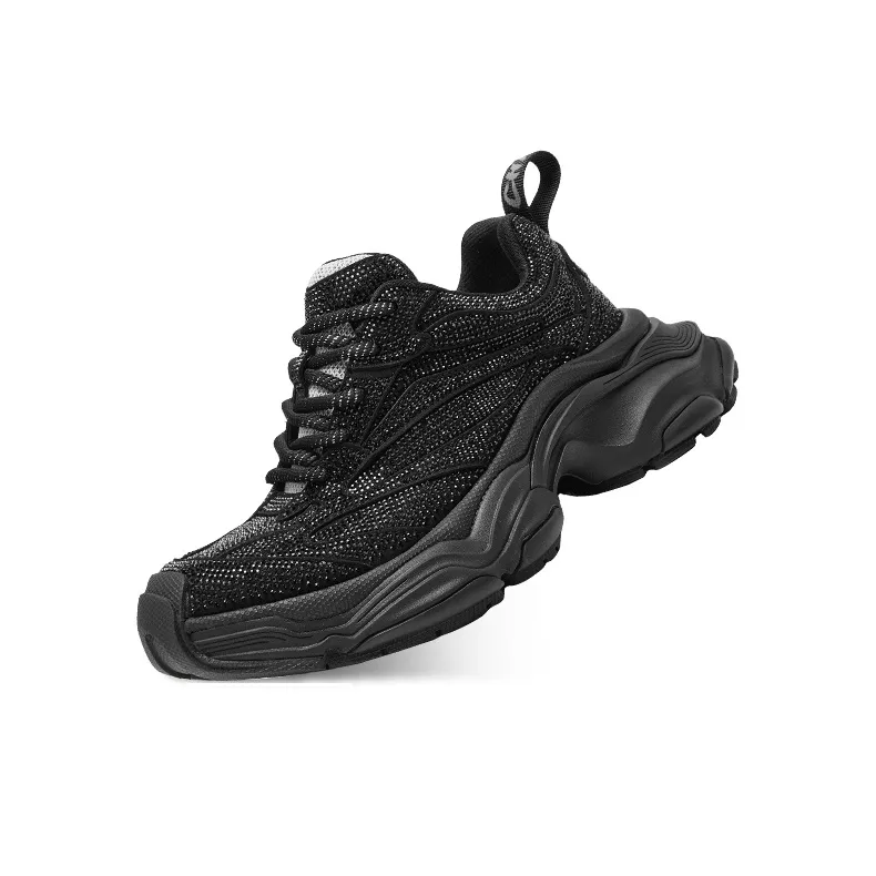 CHERYKALLY Wear-Resistant Breathable Coverage Support Low-Top Chunky Sneakers Women's-11