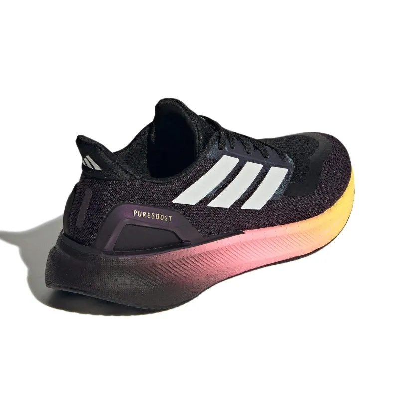 Adidas PUREBOOST 5 Cushioning, Slip Resistant, And Abrasion Resistant Low Top Casual Running Shoes Women's Black Silver-2