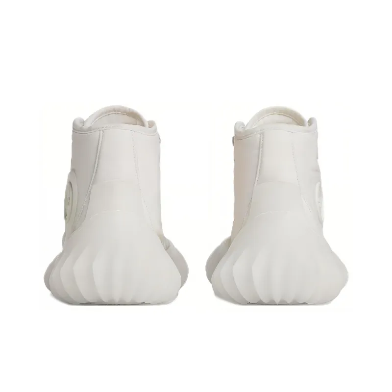 Bottega Veneta Denver High Top Casual Shoes Men's White-3