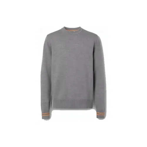 Burberry Sweaters Men Gray