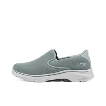 Skechers MEN'S GO WALK Anti-Slip Wear-Resistant Low-Top Casual Shoes Men's Gray