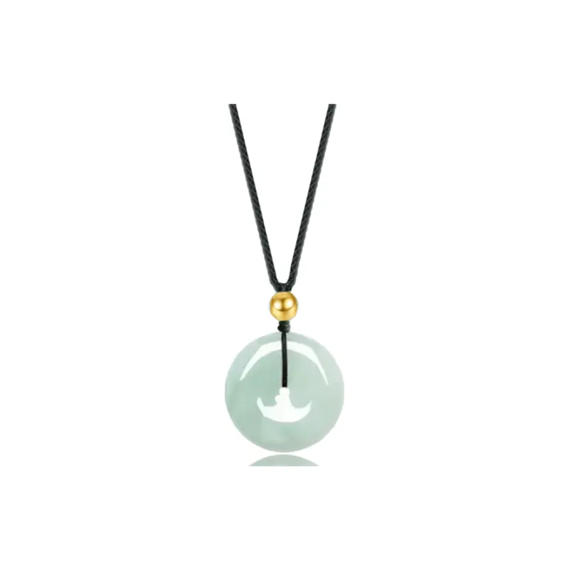 Chongqing Gold Store Chalcedony Jade Necklaces Unisex-0