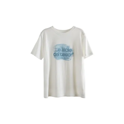 Olrain T-Shirts Women's Pearl White