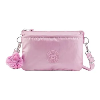 Kipling Polyamide With Nylon Envelope Bag, Layered Bag, Crossbody Bag, Shoulder Bag Women's Pink Purple