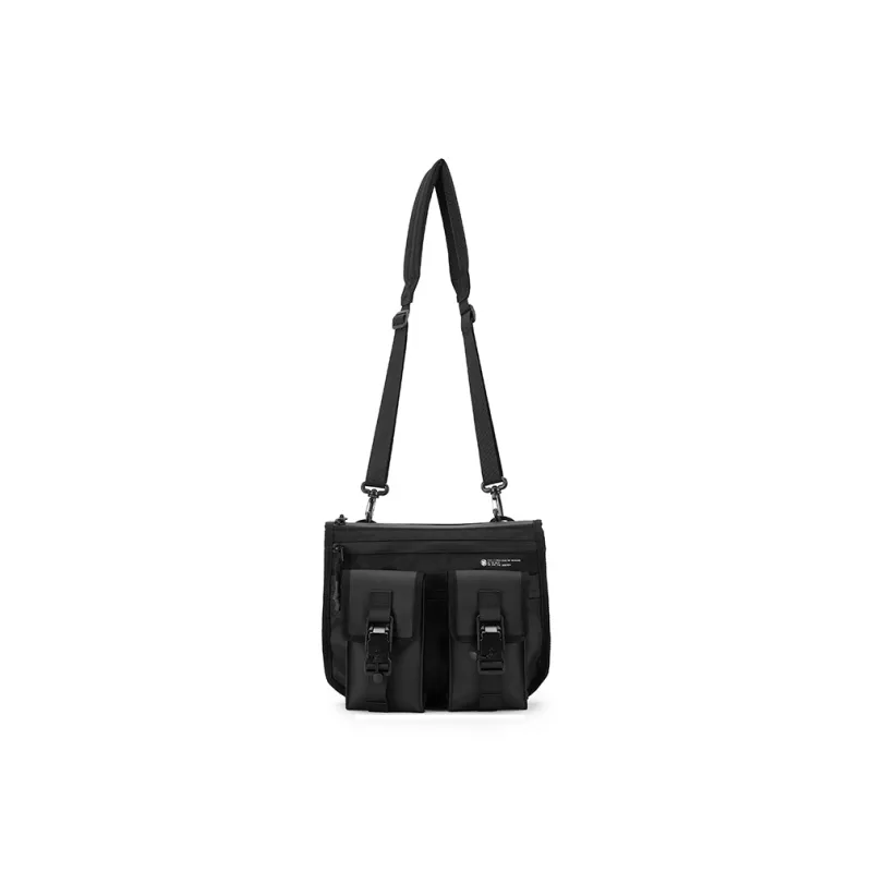 Subcrew Polyester Crossbody Bag, Shoulder Bag Regular Unisex Black-0