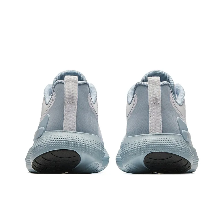 Anta Running Collection Non slip Wear resistant Shock Absorption Low Top Casual Running Shoes Men's Gray Blue-3