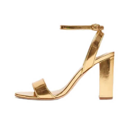 Sandro Strap Sandals Women's Gold