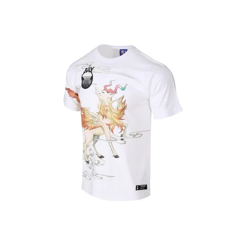 NBA Warriors Team T-Shirts Unisex White