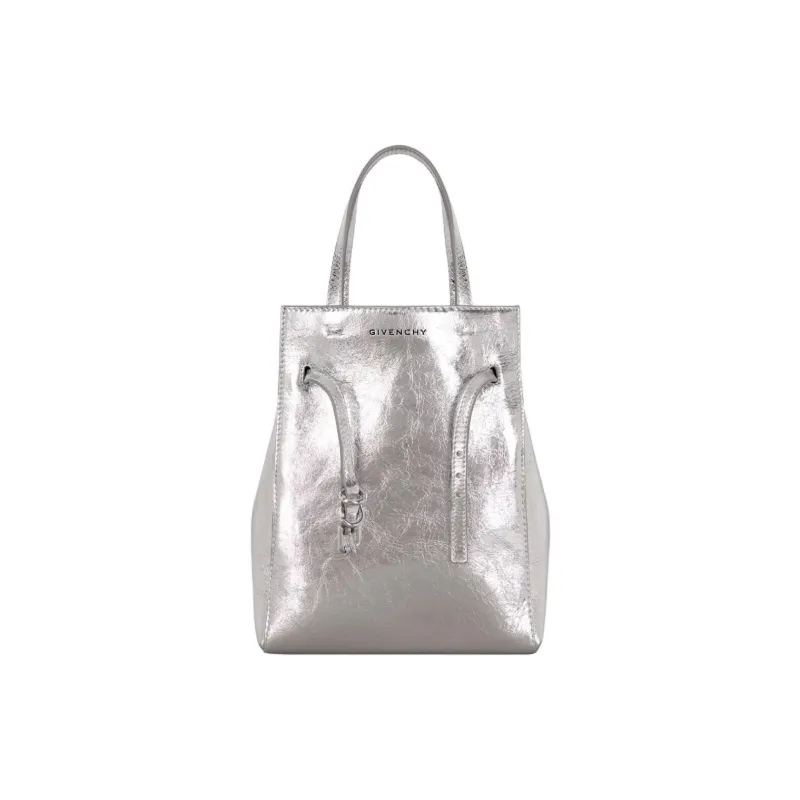Givenchy Voyou Lambskin Tote Bag, Shopping Bag, Handbag Mini Women's Light Silver-1