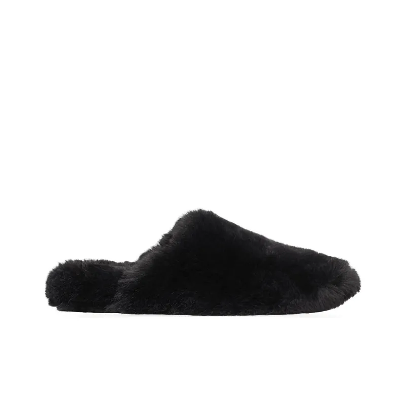 Balenciaga Teddy Mules 'Black'-1
