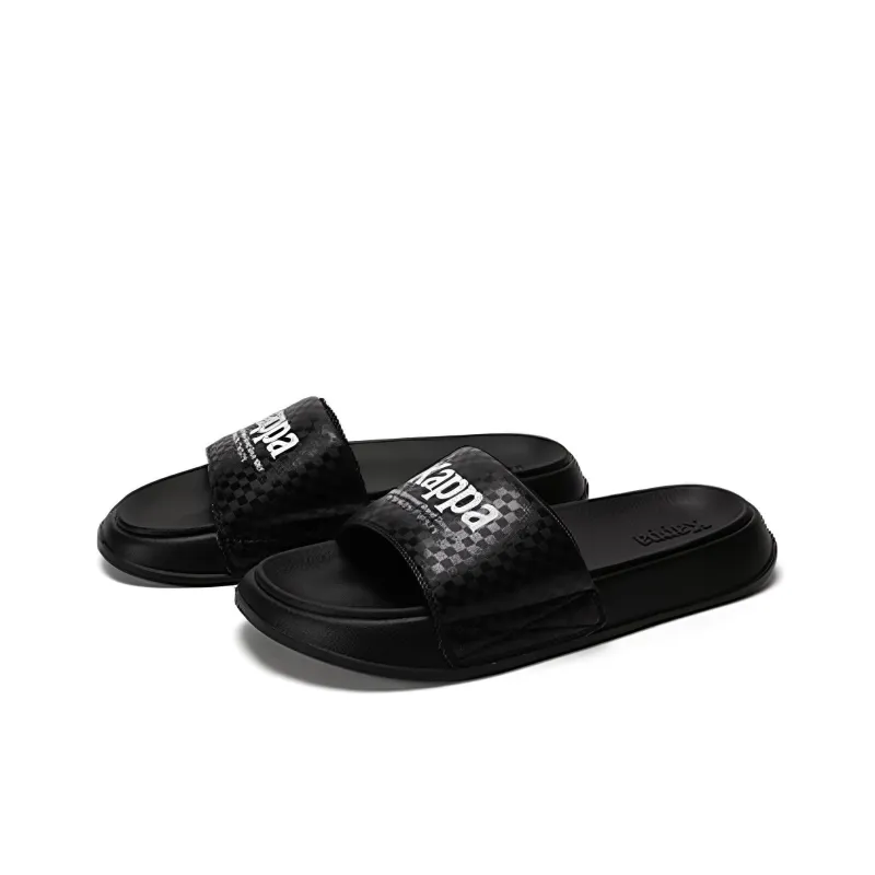 Kappa Slide Slippers Unisex Black-1