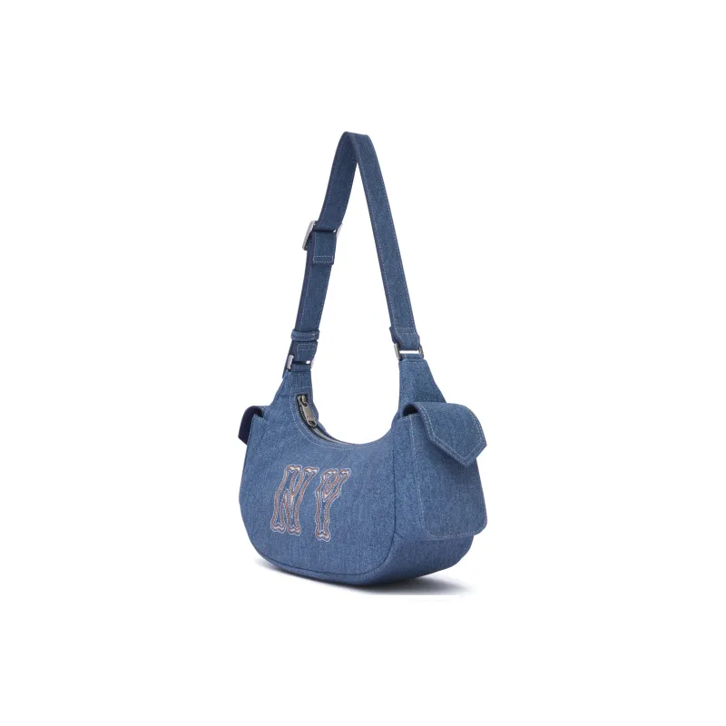 MLB New York Yankees Artificial Leather Shoulder Bag, Hot Girl Bag Unisex-1