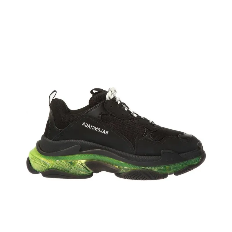 Balenciaga Triple S Sneaker 'Black Yellow Fluo'-1