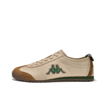 Kappa Anti Slip Wear Resistant Low Top Skateboard Shoes Women's Khaki Gray