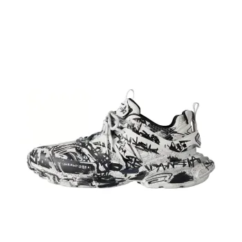 Balenciaga Track White Black Graffiti