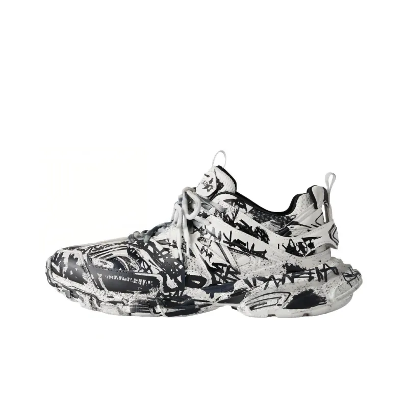 Balenciaga Track White Black Graffiti-0