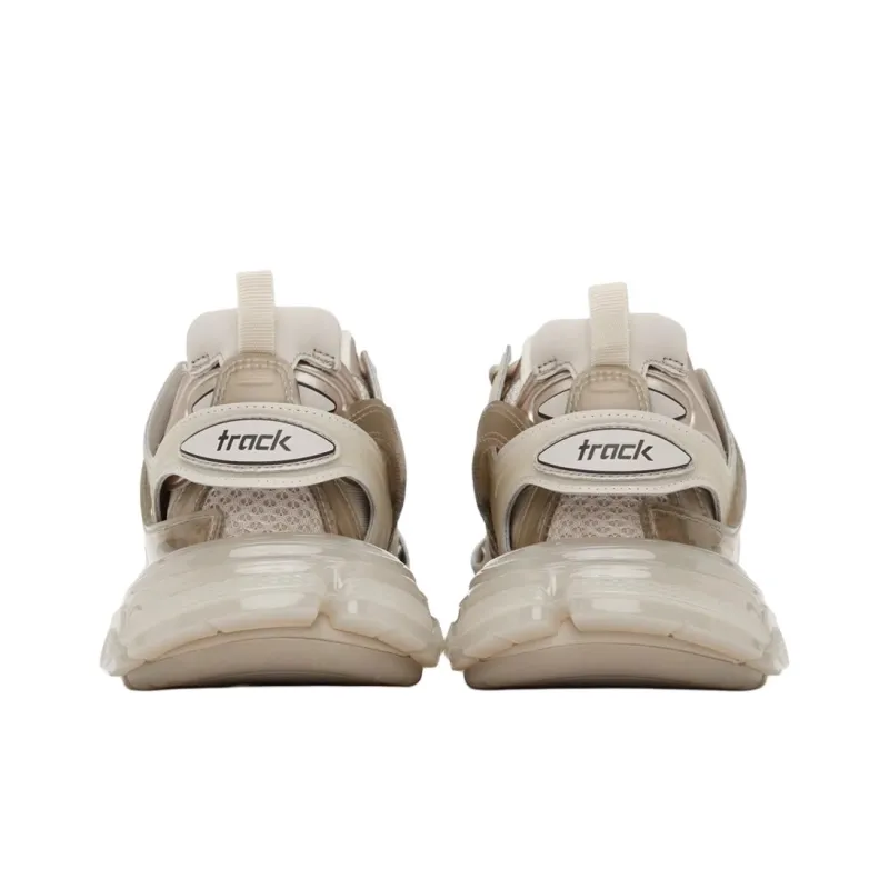 Balenciaga Track Low Top Casual Shoes Women's Light Beige-3