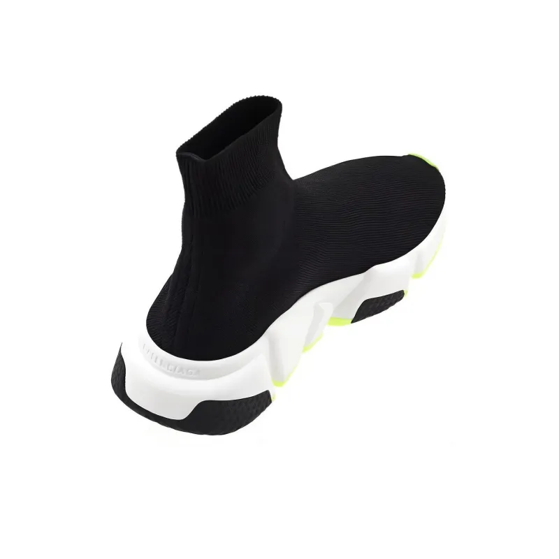 Balenciaga Speed Sneaker 'Black Neon Yellow' Women's-3
