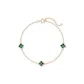 18K Rose Gold Malachite Bracelets