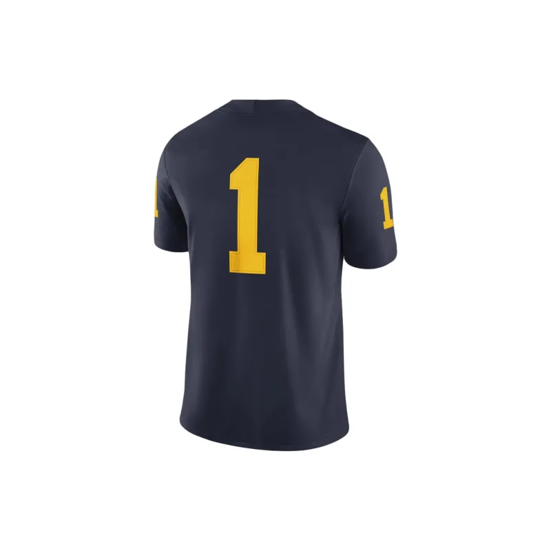 Jordan Michigan Wolverines Men's Jordan Dri FIT College Game Jersey-1