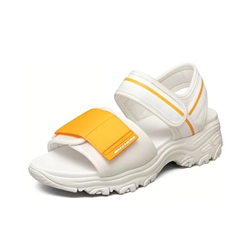 Skechers D'Lites 1.0 'White Yellow' Women's-2