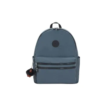 Kipling Polyamide With Nylon Backpack Large Size Unisex Dark Gray