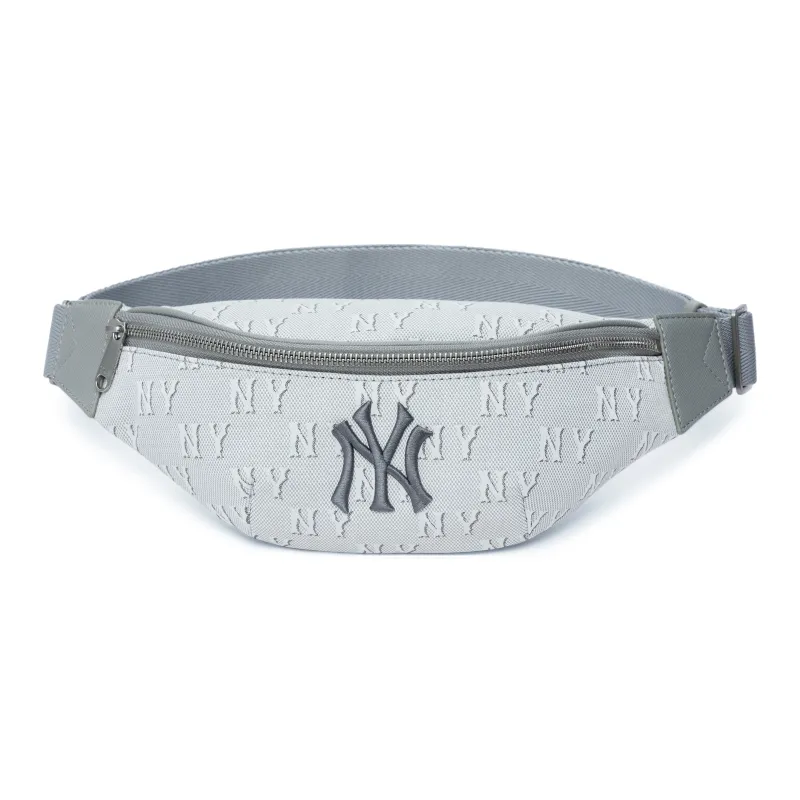 MLB Polyester Combo Bag One Shoulder Crossbody Fanny Pack Regular Unisex Gray-0