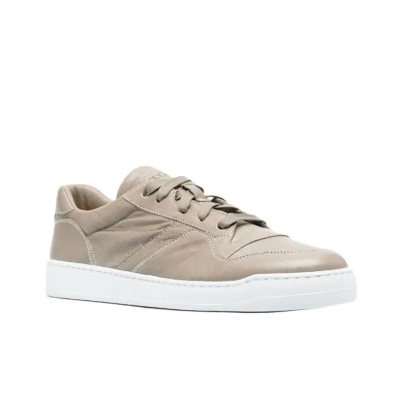 DOUCAL'S Perforated detail Panelled Low top Sneakers-2