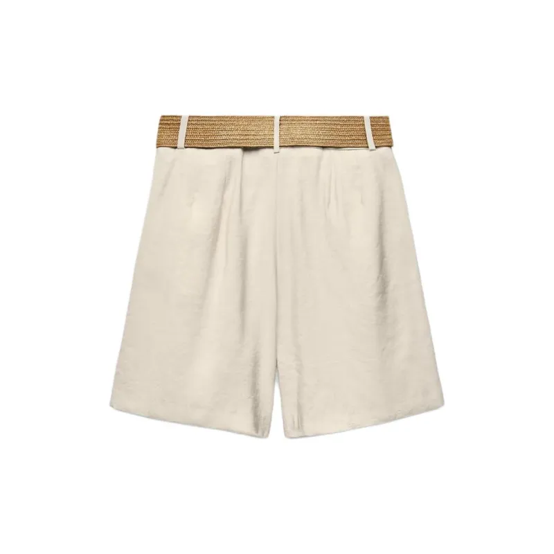 ZARA Casual Shorts Women's Light Gray-1