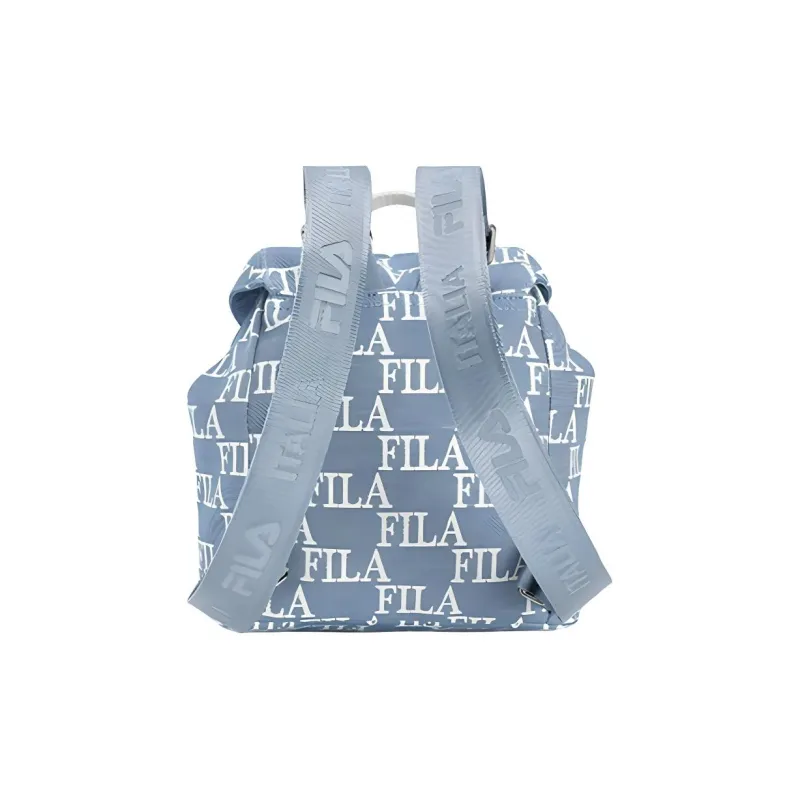 FILA Fabric, Polyurethane, Synthetic Leather Backpack Extra Small Women's Blue White-3