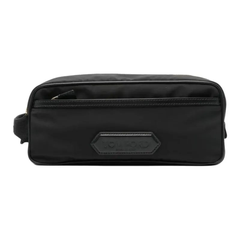 TF Recycled Nylon Toiletry Bag Men's Black-0
