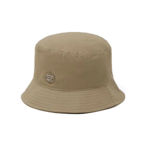 :CHOCOOLATE Cotton Bucket Hats Unisex Beige