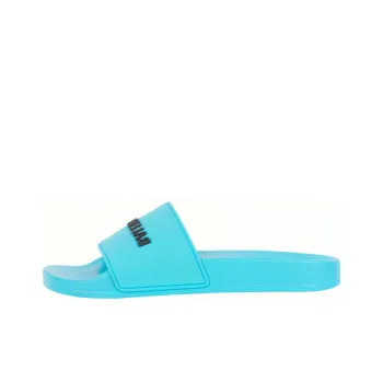 Balenciaga Pool Slides Blue Women's