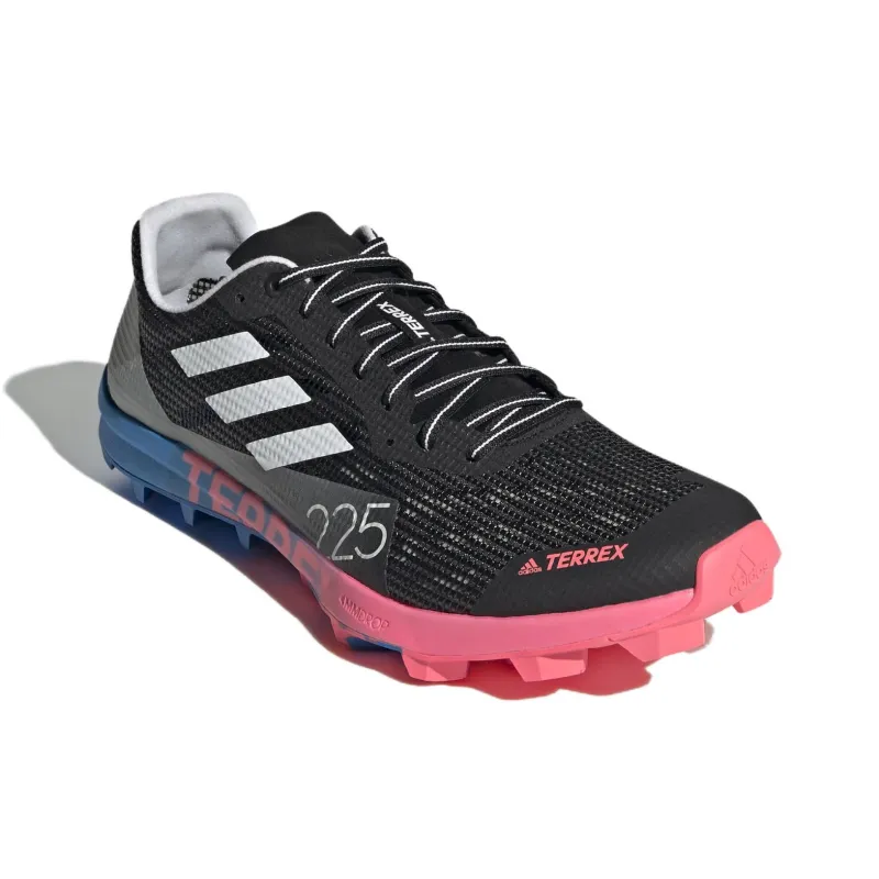 Adidas Terrex Speed Anti-Slip And Wear-Resistant Breathable Low-Top Trail Running Running Shoes Unisex Black White Blue-2