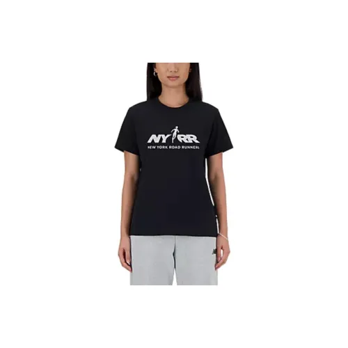 New Balance Run For Life T-Shirts Women's Black