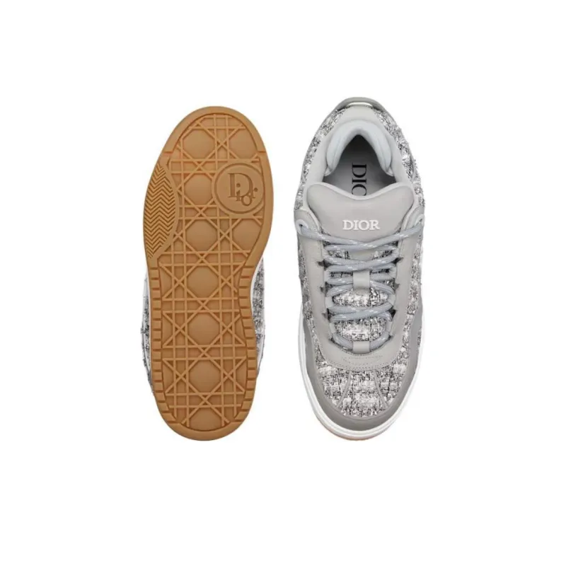 DIOR B9S Skater Tweed Silver-Tone Numbered-4